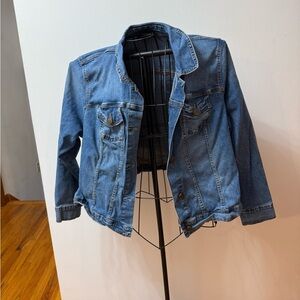 Lane Bryant Blue Jean Jacket